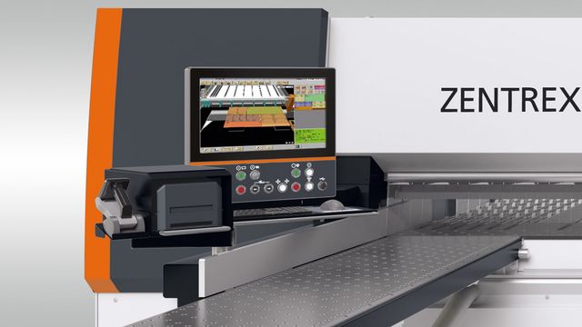 Die ZENTREX 6215 verfügt im Standard über ein 21,5"-Bedienpult (Option: Touchscreen).