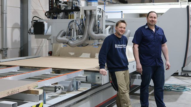 Kundenreferenz K&M mit dem Nesting CNC Bearbeitungszentrum Nextec 7735