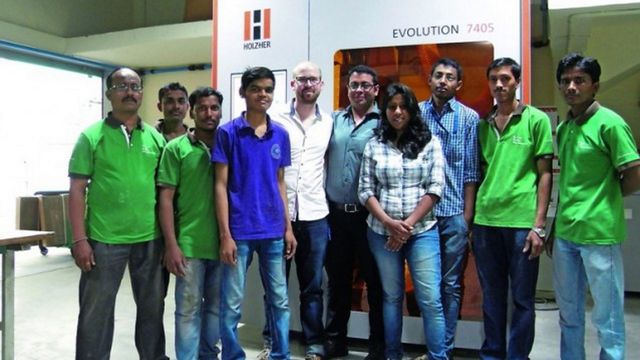 Referenzen Holzher - Erfahrungen in Indien mit CNC und Kantenanleimaschine