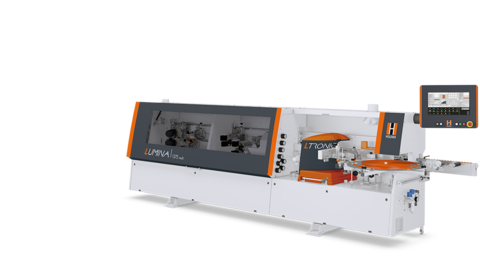 Kantenanleimmaschine LUMINA 1375 von HOLZHER - Laserkanten und Glu Jet mit PUR Kleber Kantenanleimmaschine LUMINA 1375 von HOLZHER - Laserkanten und Glu Jet mit PUR Kleber