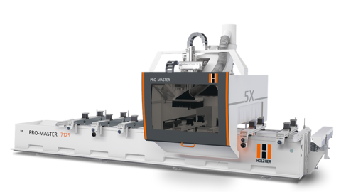 PRO-MASTER 7125: das 5-Achsen CNC Bearbeitungszentrum für den modernen Schreiner Die PRO-MASTER 7125 eröffnet Ihnen nahezu unbegrenzte Möglichkeiten in der Holz- und Kunststoffbearbeitung