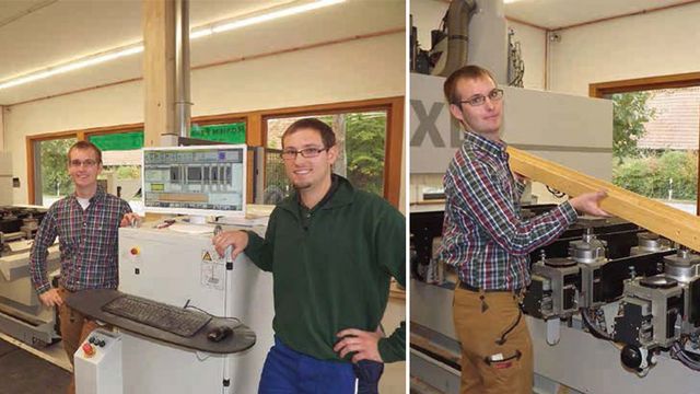 Tischlerei Rosien mit CNC-Bearbeitungszentrum für Fenster Multirex