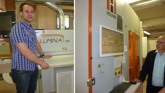 Referenz von HOLZHER aus der Schweiz: Super Erfahrungen mit dem Kantenanleimer Lumina und dem CNC Bearbeitungszentrum Evolution Referenkunde von HOLZHER aus der Schweiz: Kantenanleimmaschine Lumina und CNC-Center EVOLUTION