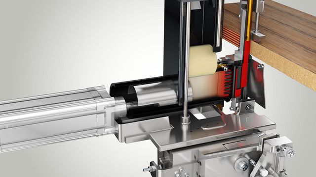 Glu Jet automatic - Wechselkleberauftragssystem Aufheizen, Kleberwechsel und Reinigung in jeweils nur 3 Minuten