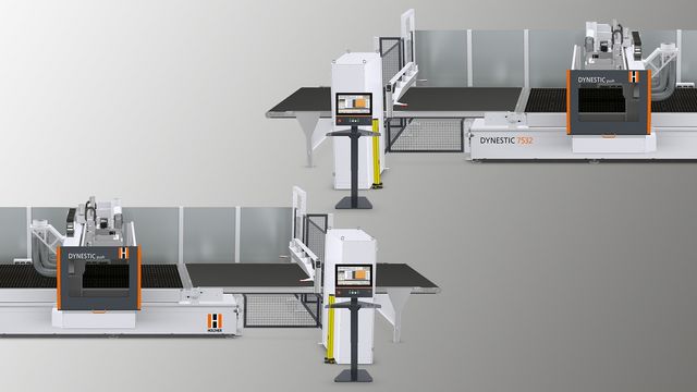 Machine pour commande à droite pour des conditions d'espace individuelles